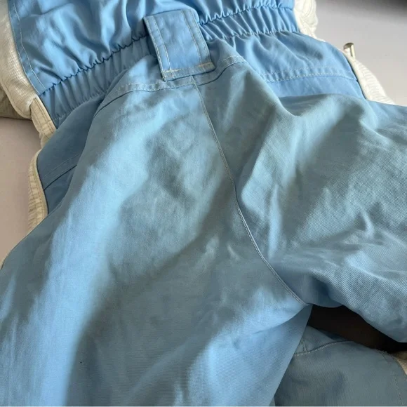 Obermeyer girls one piece snow ski suit 6 turbo board blue zip hood winter blue - Picture 9 of 16